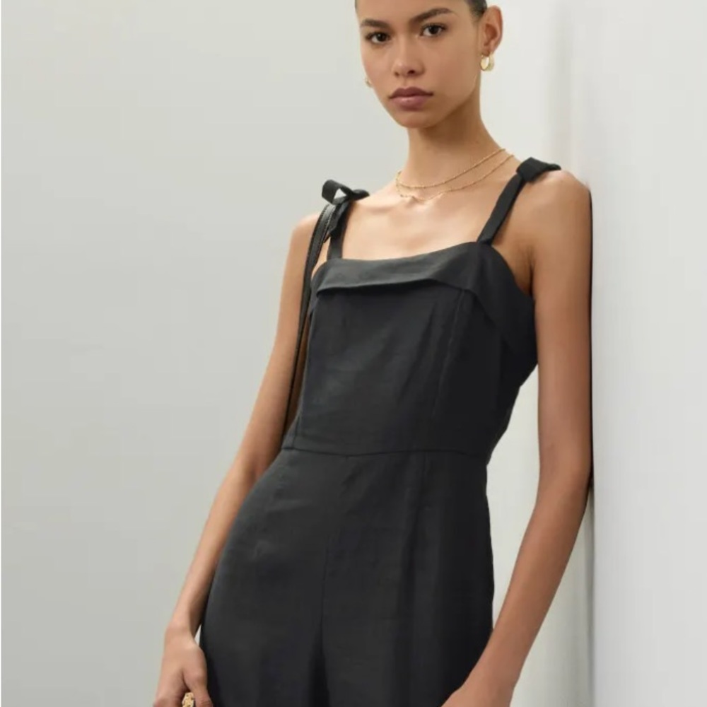 Fifteen Twenty Black Palmona Jumpsuit Size 2